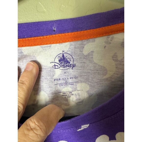Disney Halloween Ghost Shirt Purple Size Medium - Picture 2 of 3